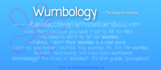 Wumbology Free Google Font