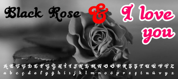 Black Rose Free Text Font Downloads