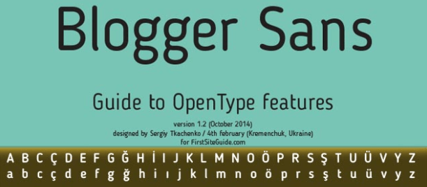 Blogger Sans Flat, Bold, Thin, Italic Free Fonts Downloads