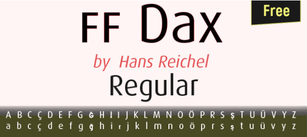 Dax Regular Sans Font Downloads