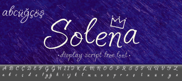 Solena Handwritten Font